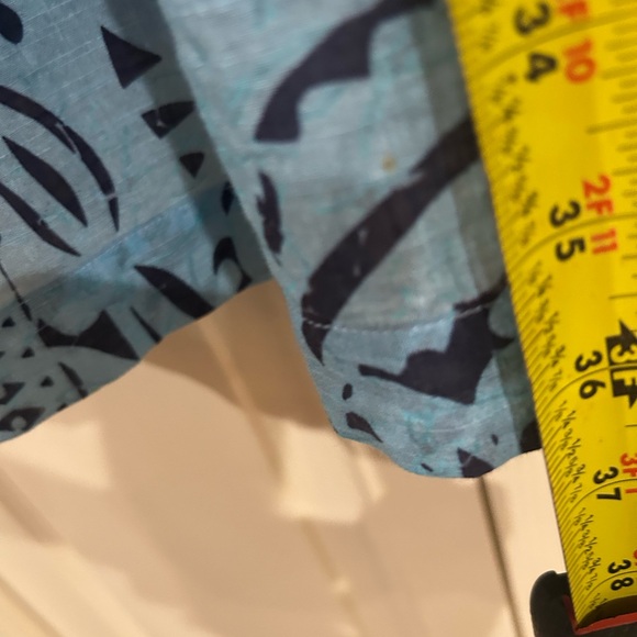 Lola Australia Blue Patterned Women's Cotton Dress Medium - Picture 7 of 8